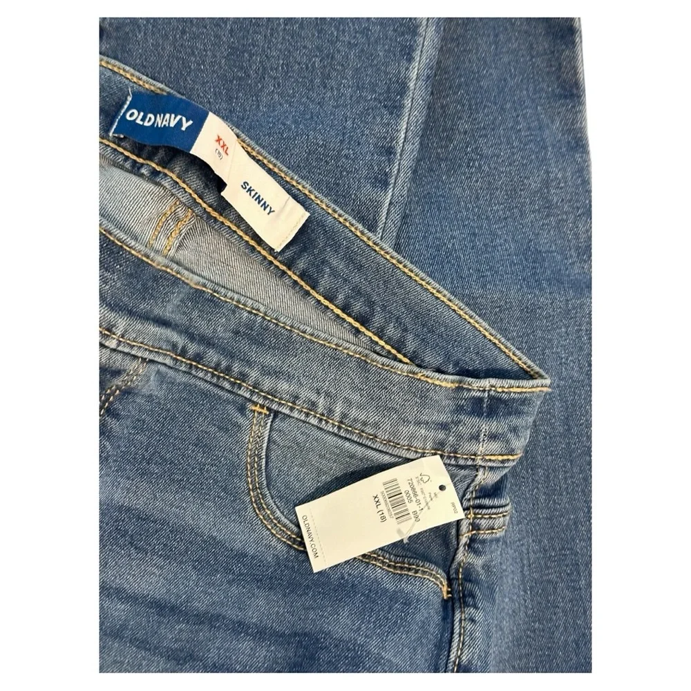 Old Navy | Teen Sky High Rise Skinny Ankle Medium Wash Jeans | Size XXL 18 | NWT